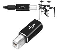Adaptateur Type C À B - Convertisseur Femelle USB C USB Mâle, Structure Compacte Haute Stabilité, Transmission De Signal Fiable, Connexion Sécurisée sans Latence | Contrôleur Piano Numérique DJ S