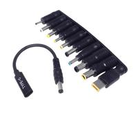 Adaptateur type C femelle vers DC 5,5 x 2,1 mm mâle Plug and Play Durabilité Construction en métal ABS pour appareils électroniques, câble de chargeur pour ordinateur portable, appareil photo, routeur