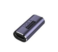 Adaptateur TYPE-C Femelle vers TYPE-C Femelle Droit - Lot de 2, Transfert 40Gbps