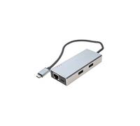 Adaptateur Type-C Gigabit Hub USB 3.1 2 ports Type A + chargeur USB P.D.