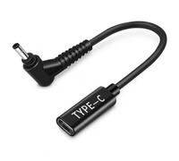 Adaptateur type C vers CC 4 x 1,7 mm, chargeur d'alimentation Artilits 20 V compatible avec Lenovo IdeaPad 3, 330-14, 330-15, 330-17, 510-15, 330s-14, 330s-15, Flex 6-14, Yogo V/B/E/S Series