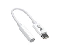 Adaptateur Type-C vers Jack - JOYROOM - SH-C1 - Blanc - Convertisseur audio numérique - Écouteurs filaires