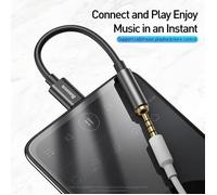 Adaptateur Type-C vers port Jack 3,5 mm Baseus L54 Noir