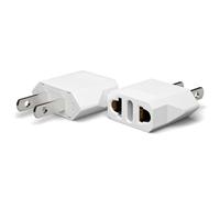 Adaptateur UE Euro vers US, sa conception compacte assure une connectivité sans faille pour les voyageurs internationaux, petit et léger, idéal