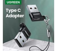 Adaptateur UGREEN USB Type C Type C vers USB 2.0 Adaptateur casque Convertisseur USB Type C Compatible avec Galaxy S22 Adaptateur USB C Compatible avec MacBook Taille UniqueABS