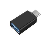 INF Adaptateur USB-C vers USB 3.0 – Ultra rapide, transfert et chargement, Noir