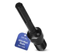 Adaptateur UNC SDS MAX de 1 1/4" en acier 42CrMo4 190 mm pour foret diamanté, couronne de forage, foret à carrelage, carotteuse, fraise à évaser (DIN 1.7225)