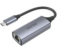 Adaptateur Unitek USB-C vers Gigabit Ethernet │ Convertisseur USB Type C vers RJ45 LAN Ethernet 10/100/1000 Mbps│ USB 3.0 5 Gbps │ Aluminium, câble 12 cm │ Adaptateur réseau pour Win, Mac, Linux