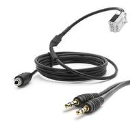 Adaptateur-Universe AUX Line In 12 pol - Adaptateur jack + prise jack 3,5 mm 1,5 m câble pour BMW E60 E61 E63