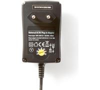 Adaptateur universel | 18 W | 3 - 12 V DC | 1,80 m | 2,1 A | 6 prise(s) | Svart