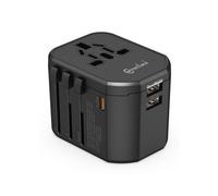Connectland AD-Universel-Monde Adaptateur de Charge USB Rapide (Quick Charge) -USB*2PORTS+1* PD20W-compatible dans Le Monde
