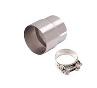 Adaptateur universel 51 MM 52 MM 54 MM 56 MM 58 MM 62 MM 64 MM voiture moto en acier inoxydable échappement échappement réducteur connexion lien tuyau Tuyau d'échappement voiture Cache D'échappement (