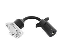 Adaptateur Universel à 7 Lames Plates vers 7 Broches Rondes, Synchronise Le Signal du Feu Arrière du Camping-Car pour la Plupart des Remorques