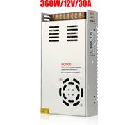 Adaptateur universel de commutation Transformateur d'alimentation pour bande LED 220V à 12V DC 30A 360W As Listed_360 watts 12 volts