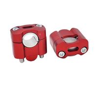Adaptateur Universel De Rehausseurs De Guidon CNC pour Motocross, VTT, Dirt Bike, 22 Mm, 28 Mm(Red)