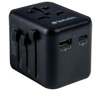 Adaptateur Universel De Voyage Avec USB 60W 1x USB A 1x USB C VERBATIM 49544