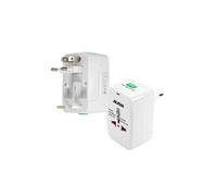 Akashi Adaptateur universel de voyage - Protection surtension - Compatible Apple, Crosscall, Huawei