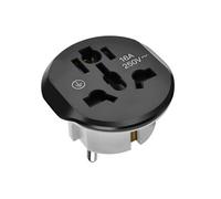 Adaptateur Universel de Voyage EU vers UK / AU / USA / CN Compact Noir