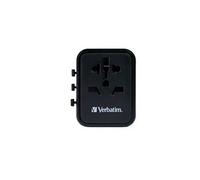 Verbatim 49543 adaptateur prise d'alimentation Universel Noir