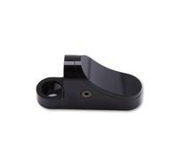 ADAPTateur UNIVERSEL HIGHSIDER avec couvercle, 60 mm de long, pour miroir de carénage, noir, taille 60 mm