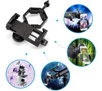 Adaptateur universel pour digiscopie, support métallique à 3 axes pour l'alignement de la caméra de téléphone portable, alliage d'aluminium