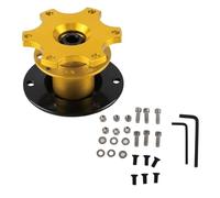 Adaptateur universel pour moyeu de volant de voiture à dégagement rapide Doré