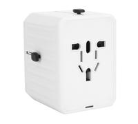Adaptateur universel Travel Pro, charge rapide 4 ports, prise compatible dans le monde entier, sécurité renforcée pour des voyages sans souci,