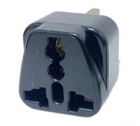 Adaptateur US vers Royaume-Uni pour les voyages internationaux avec une construction robuste adapté aux prises britanniques, Hong Kong, Inde, Pakistan et Chine (2)