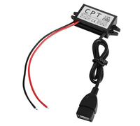 Adaptateur USB 12 V vers 5 V pour Voiture, convertisseur DC DC, régulateur de Tension, convertisseur Step Down Convertisseur d'entrée 7 V-22 V, Prise USB 3 A 15 W, Prise USB 12 V pour Moto, GPS