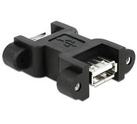 Adaptateur USB 2.0, A femelle - A femelle, avec connecteur à visser