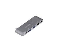 Adaptateur USB 2.0 CONNECT C7 283005 [1x USB 3.0 femelle type C, USB 3.0 femelle type C, USB-C femelle (Power Delivery), Slot pour carte MicroSD,