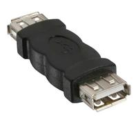 Adaptateur USB 2.0 - INLINE - Prise femelle A - Noir - Connecteur double - Technologie USB 2.0