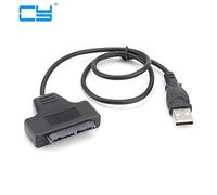 Adaptateur USB 2.0 pour Micro SATA 7 + 9 16 P, 1.8 pouces, disque dur SSD, 50 cm