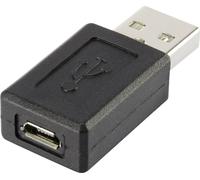 Adaptateur USB 2.0 Renkforce rf-usba-09 - [1x USB 2.0 type A mâle - 1x USB 2.0 femelle Micro-B] - noir