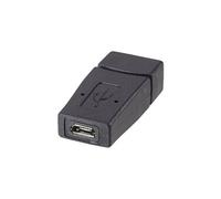 Adaptateur USB 2.0 Renkforce rf-usba-01 - [1x USB 2.0 type A femelle - 1x USB 2.0 femelle Micro-B] - noir