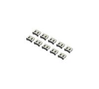 10x USB-Einsätze pour USB-Portblocker argent Renkforce