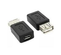 Adaptateur USB 2.0 Type A femelle vers Micro USB B femelle, connecteur d'extension de chargeur de données pour téléphones mobiles et tablettes