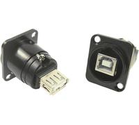 Adaptateur USB 2.0 type A femelle vers USB 2.0 type B femelle Cliff CP30115 1 pc(s)