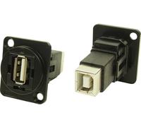 Adaptateur USB 2.0 type A femelle vers USB 2.0 type B femelle Cliff CP30209NMB 1 pc(s)