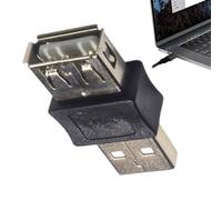 Adaptateur USB 2.0 | USB 2.0 AF/AM convertisseur et coupleur | Câble de charge avec connecteur droit mâle femelle pour ordinateur de bureau, ordinateur portable, PC, téléphone, tablette, voiture