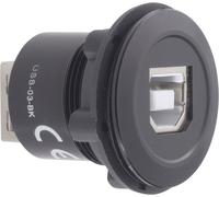 Adaptateur USB 2.0 USB femelle type B vers USB femelle type A TRU COMPONENTS USB-03-BK 1229319 1 pc(s)