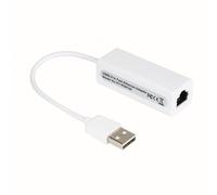 Adaptateur USB 2.0 vers RJ45, USB 2.0 vers Ethernet, carte réseau LAN, 10Mbps, Super rapide, pour PC portable, Windows 7/8/10/XP