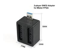 Adaptateur USB 2 Joueurs Manettes SNES pour PC - Rétro Gaming Super Nintendo RetroScaler