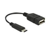 DeLOCK 65579 câble USB USB 2.0 0,15 m USB C USB A Noir