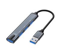 Adaptateur USB 3.0 2.0 à transfert rapide avec 4 ports pour photographes et éditeurs vidéo nécessitant une extension de clavier rapide et stable
