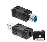 Adaptateur USB 3.0 | Adaptateur USB B 3.0, Connecteur Plug and avec de données Haute Vitesse pour Scanner, Station d'accueil, hub et Ordinateur