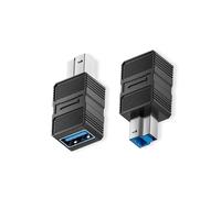 Adaptateur USB 3.0 B Mâle vers A Femelle (USB-F) - Lot de 2 : Transfert Rapide et Polyvalent