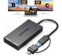 Adaptateur USB 3.0/C Displaylink Dual HDMI 4K 60Hz pour double écran, sortie USB-A/C vers HDMI 4K pour Apple Mac M1/M2/M3 ou Windows 10/11