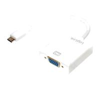 Adaptateur USB 3.0 D-Sub 15pin HD femelle USB C prise male 140mm - Blanc