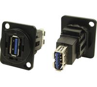 Adaptateur USB 3.0 femelle type A vers USB 3.0 femelle type B Cliff CP30205NMB 1 pc(s)